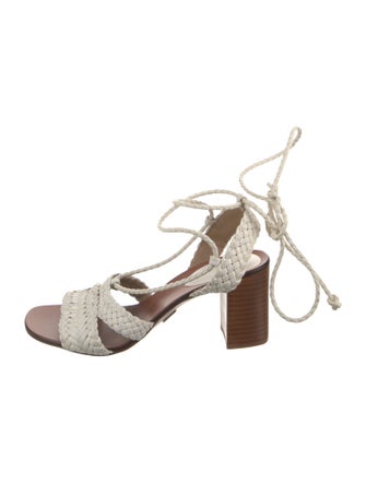 Michael Kors Collection Leather Gladiator Sandals