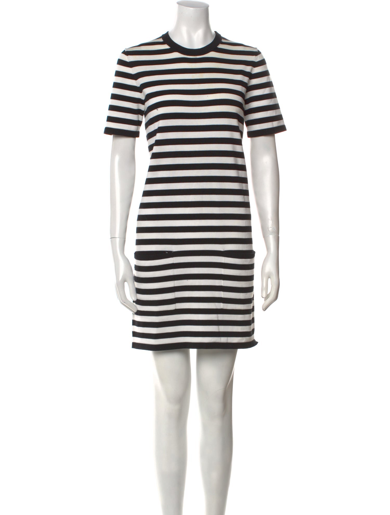 Michael Kors Collection Striped Mini Dress