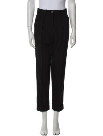 Michael Kors Collection Virgin Wool Straight Leg Pants