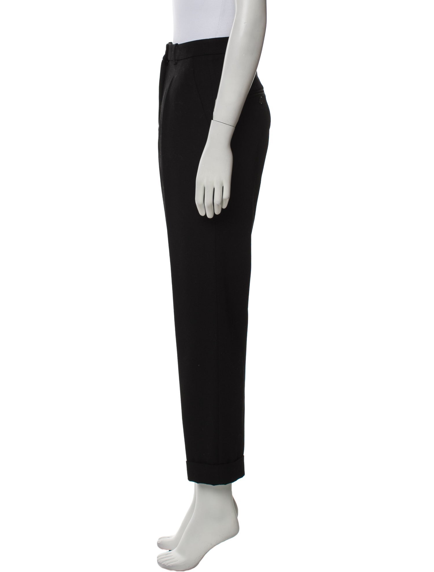 Michael Kors Collection Virgin Wool Straight Leg Pants