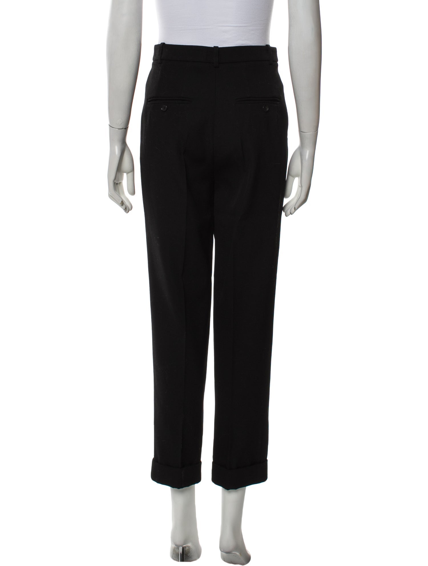 Michael Kors Collection Virgin Wool Straight Leg Pants