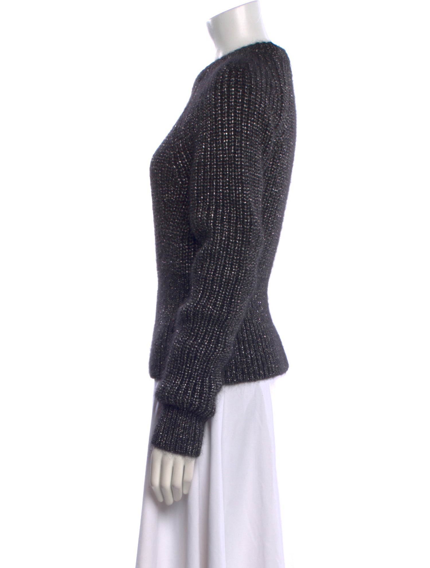 Michael Kors Collection Mohair Crew Neck Sweater