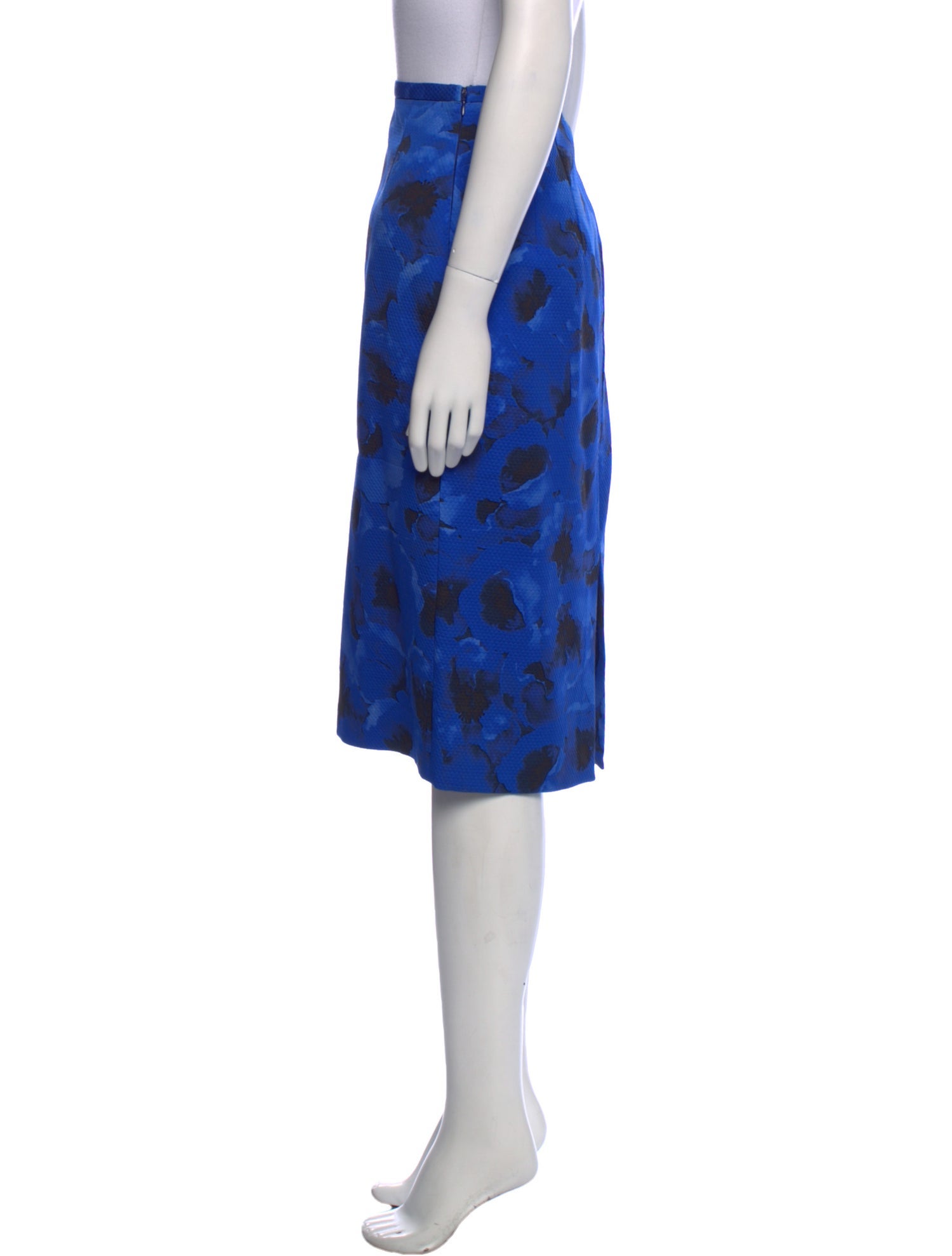 Michael Kors Collection Floral Print Knee-Length Skirt