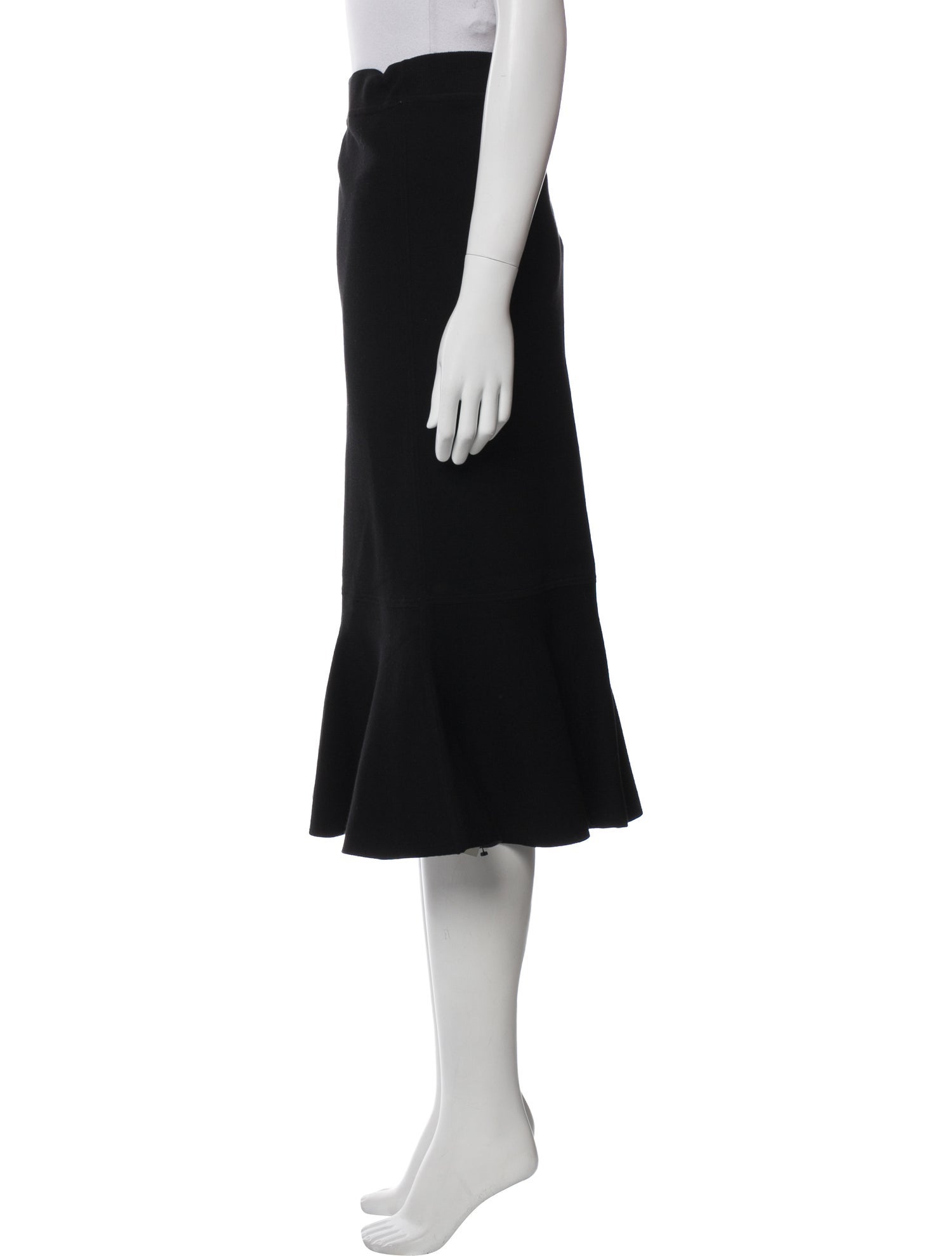 Michael Kors Collection Ruffle Embellishment Midi Length Skirt w/ Tags