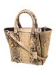 Michael Kors Collection Snakeskin Shoulder Bag