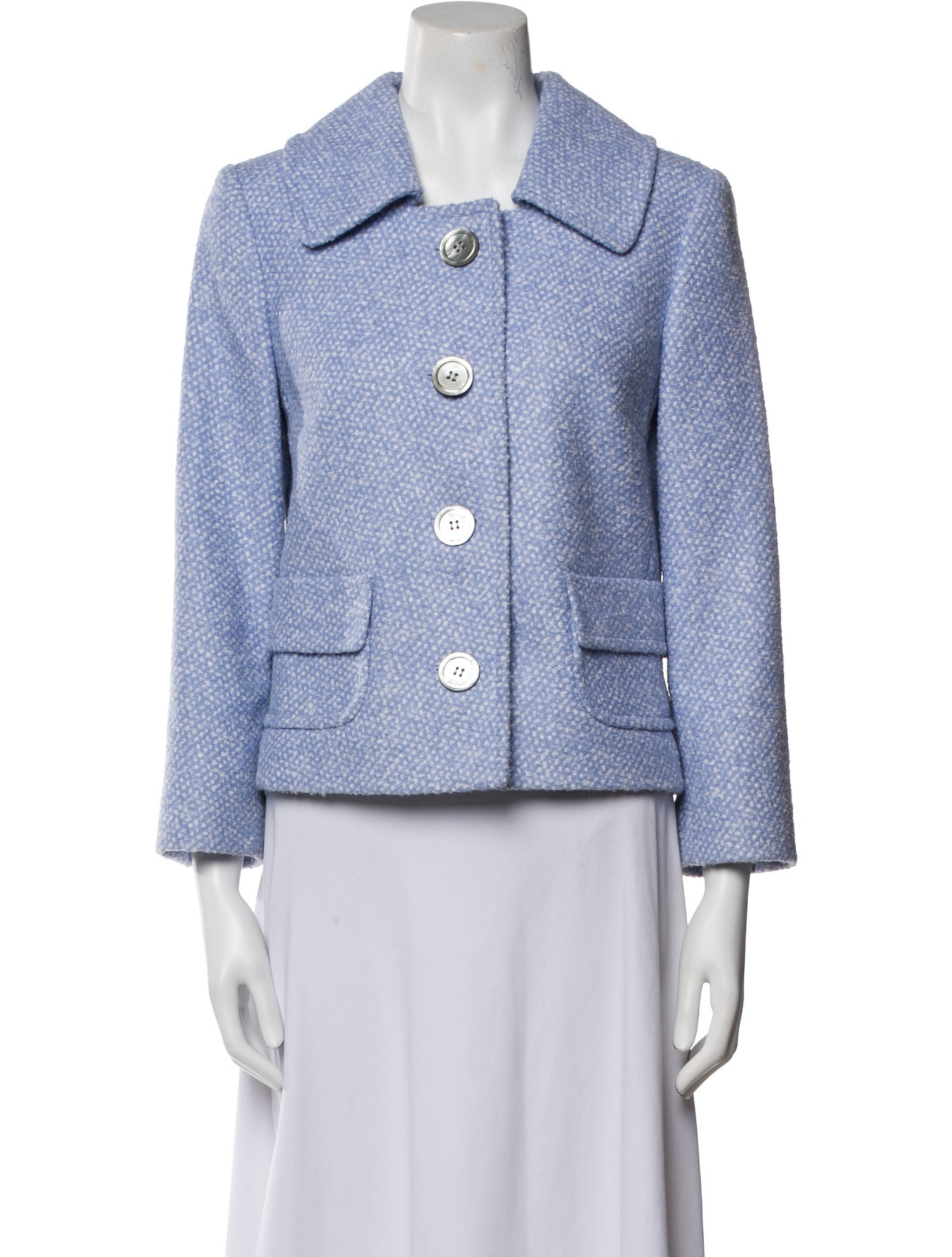 Michael Kors Collection Virgin Wool Striped Jacket