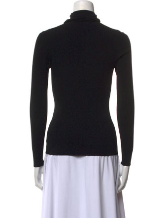 Michael Kors Collection Turtleneck Long Sleeve Sweatshirt
