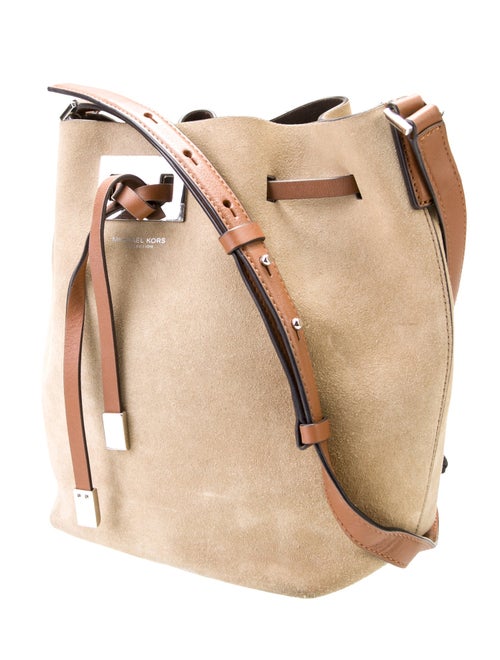 Michael Kors Collection Suede Bucket Bag