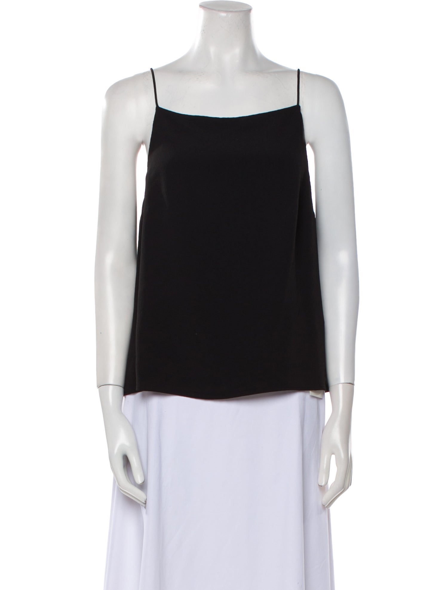 Michael Kors Collection Silk Square Neckline Top
