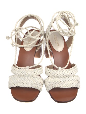 Michael Kors Collection Leather Gladiator Sandals