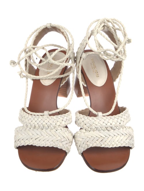 Michael Kors Collection Leather Gladiator Sandals