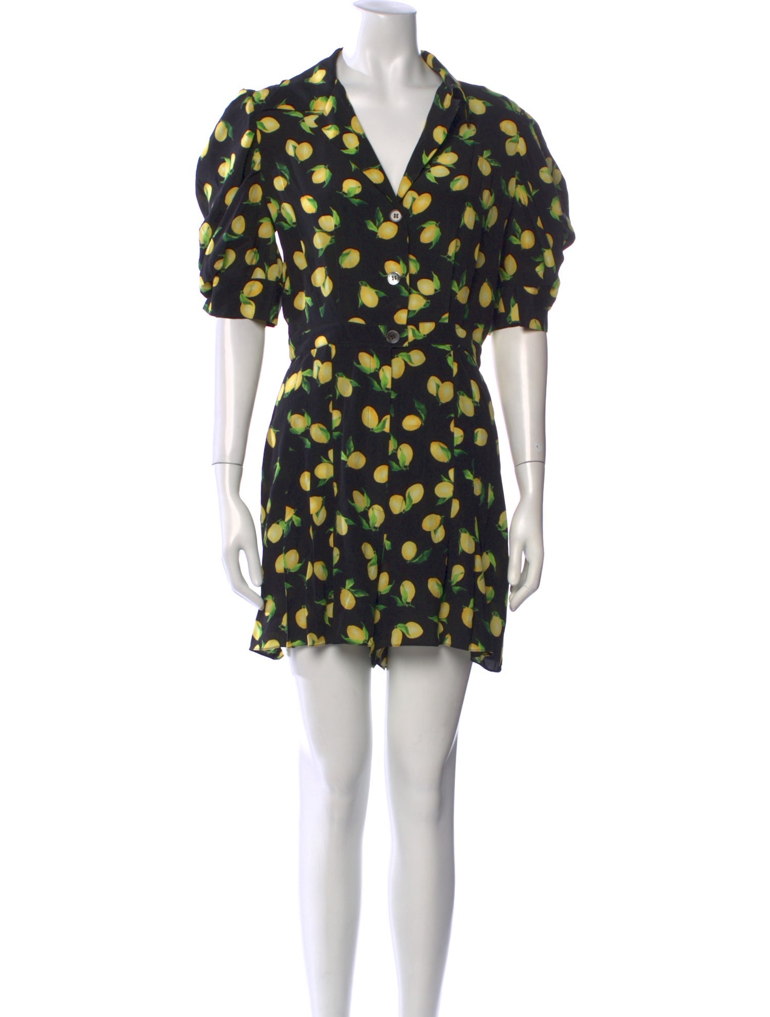 Michael Kors Collection Silk Printed Romper