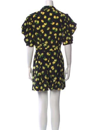 Michael Kors Collection Silk Printed Romper