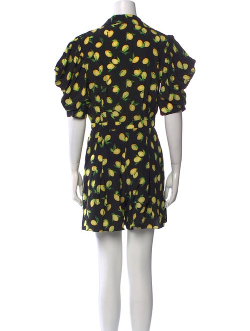 Michael Kors Collection Silk Printed Romper