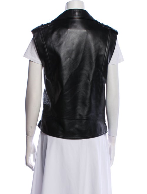 Michael Kors Collection Leather Biker Jacket