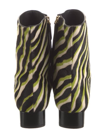 Michael Kors Collection Ponyhair Animal Print Boots