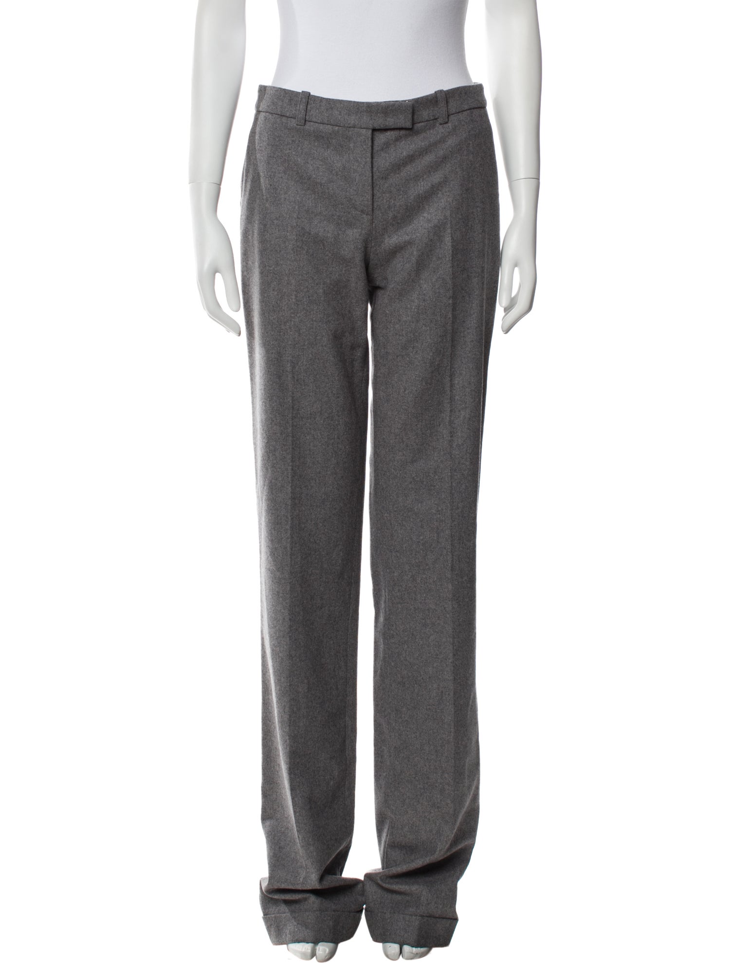 Michael Kors Collection Virgin Wool Straight Leg Pants