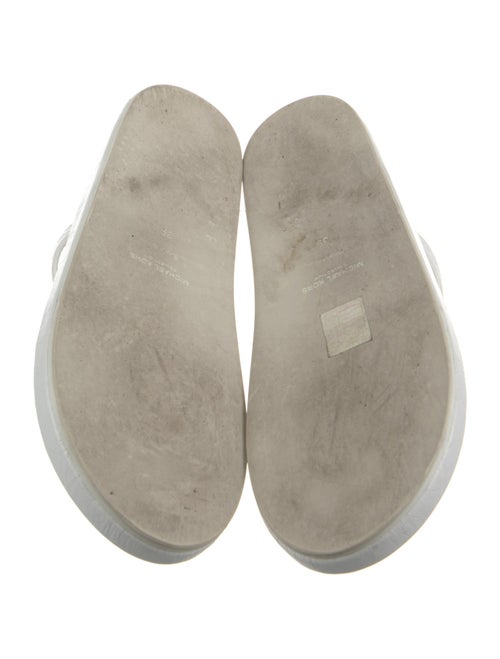Michael Kors Collection Leather Flip Flops