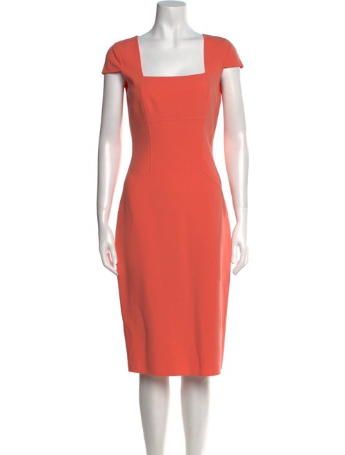 Michael Kors Collection Wool Midi Length Dress