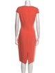 Michael Kors Collection Wool Midi Length Dress