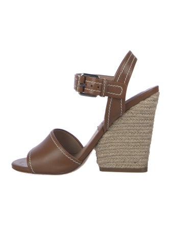 Michael Kors Collection Leather Espadrilles