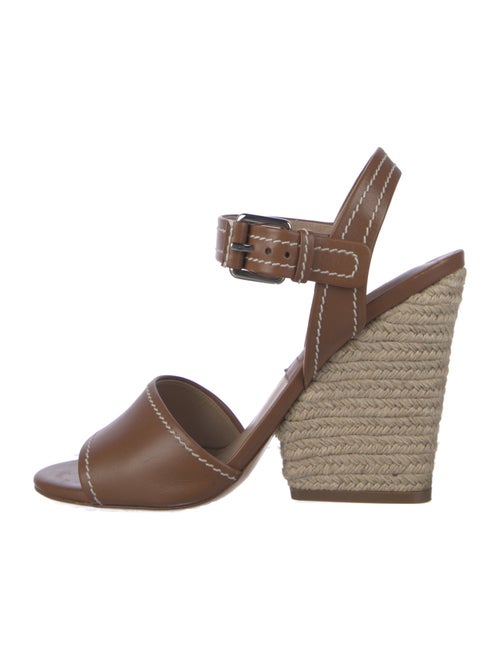 Michael Kors Collection Leather Espadrilles