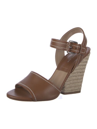 Michael Kors Collection Leather Espadrilles