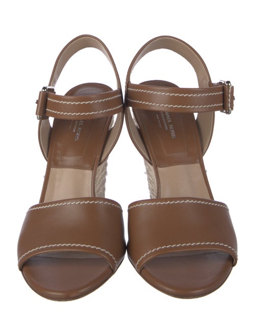 Michael Kors Collection Leather Espadrilles