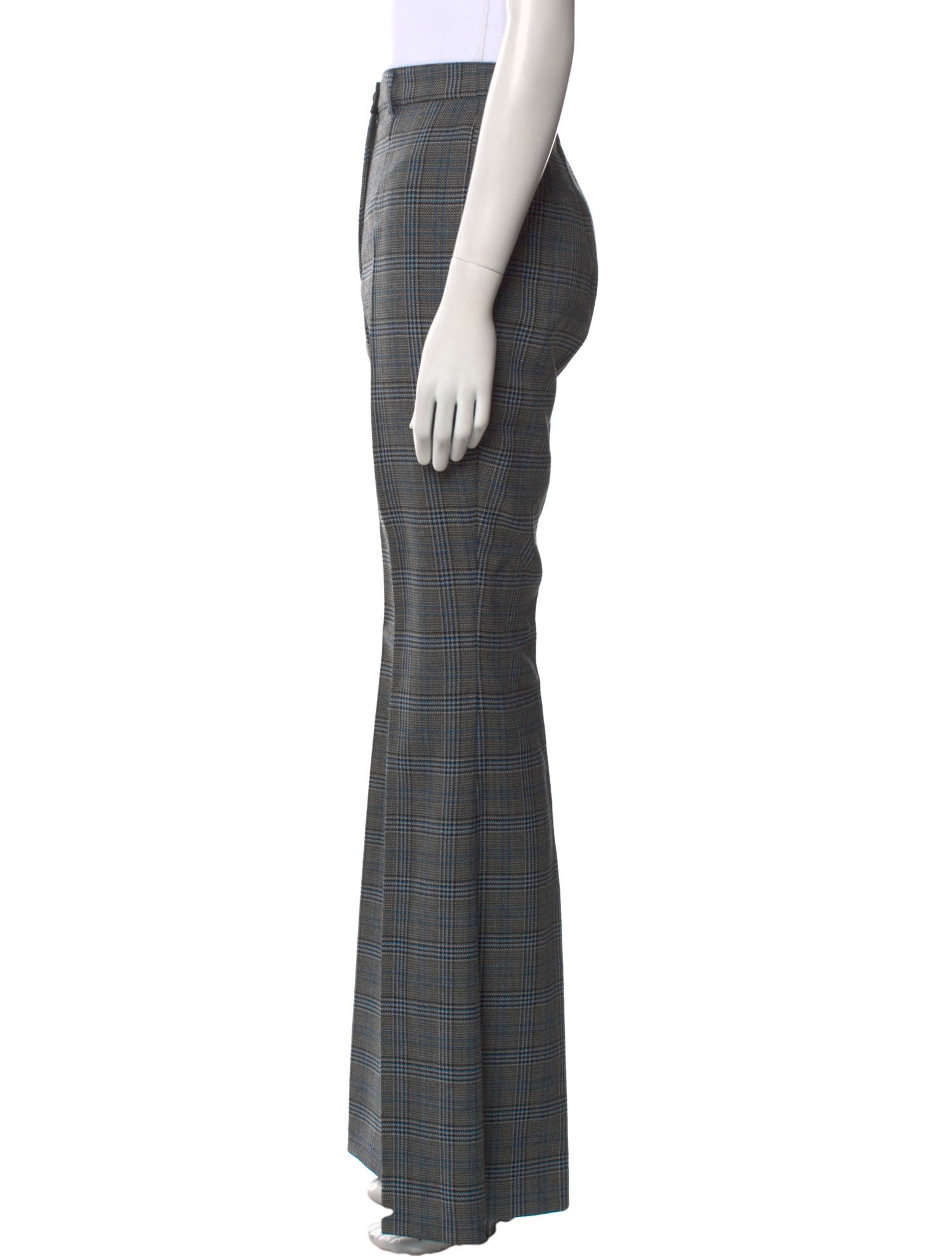 Michael Kors Collection Virgin Wool Wide Leg Pants