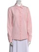 Michael Kors Collection Long Sleeve Button-Up Top