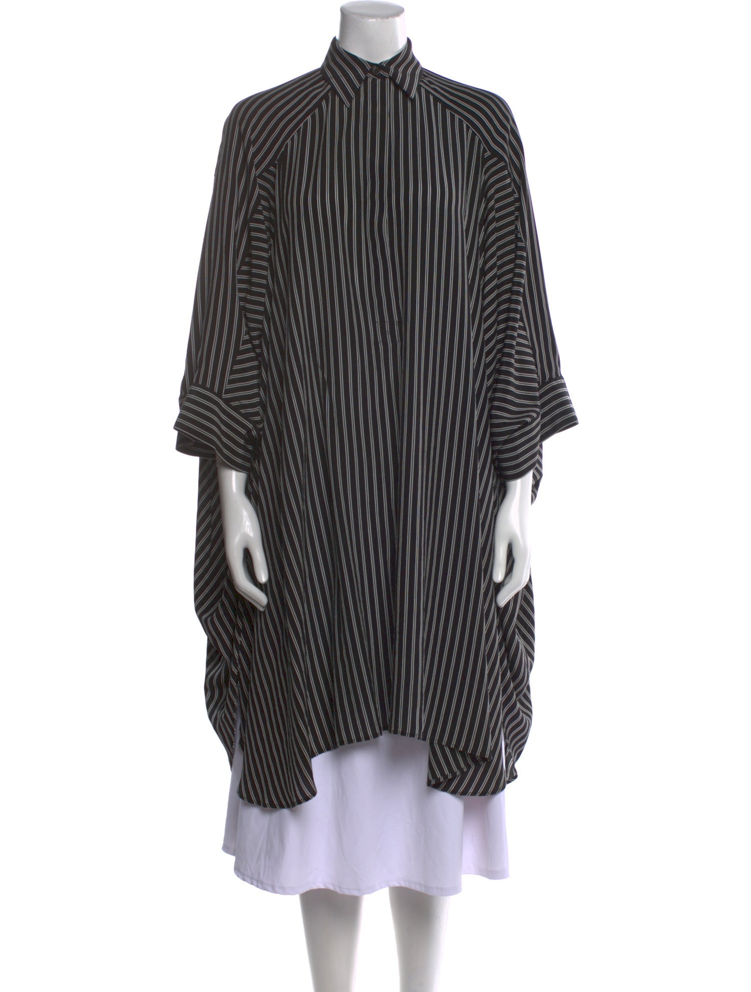 Michael Kors Collection Silk Striped Tunic