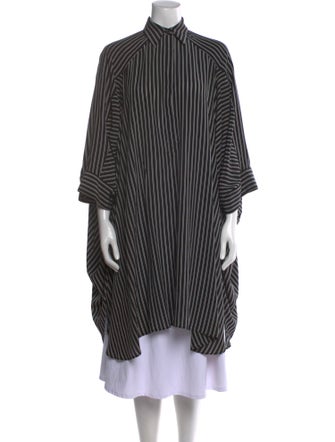 Michael Kors Collection Silk Striped Tunic