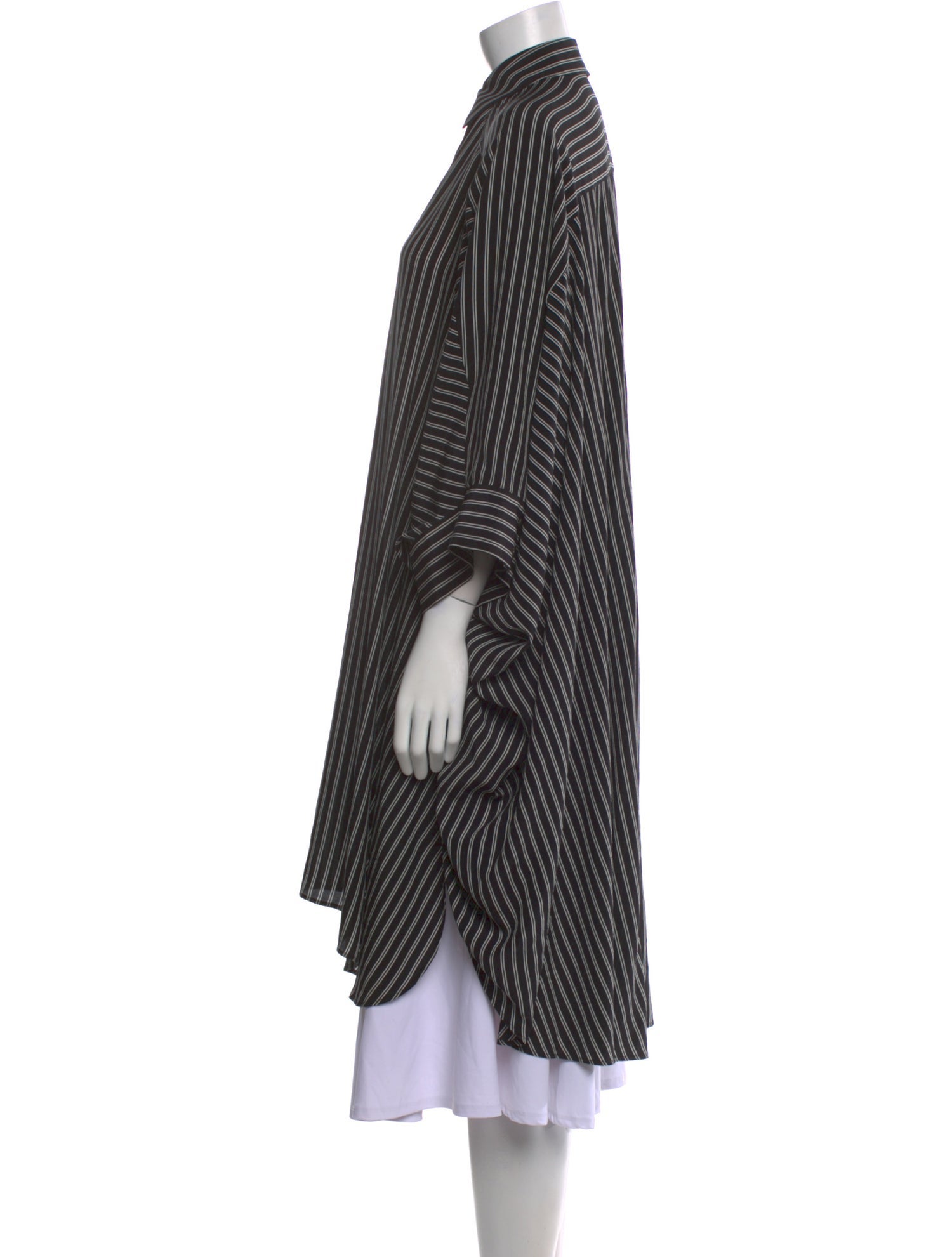 Michael Kors Collection Silk Striped Tunic