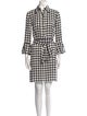 Michael Kors Collection Polka Dot Print Knee-Length Dress