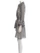 Michael Kors Collection Polka Dot Print Knee-Length Dress