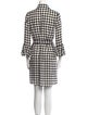 Michael Kors Collection Polka Dot Print Knee-Length Dress