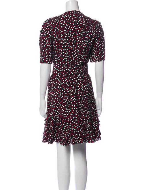 Michael Kors Collection Polka Dot Print Knee-Length Dress