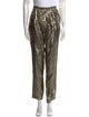 Michael Kors Collection Silk Straight Leg Pants