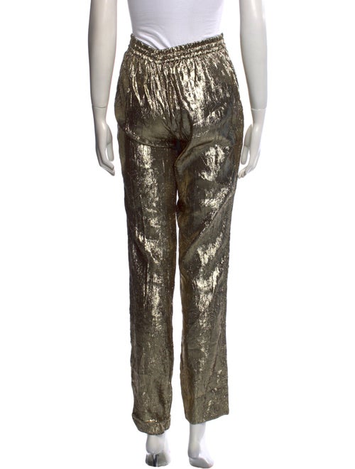 Michael Kors Collection Silk Straight Leg Pants