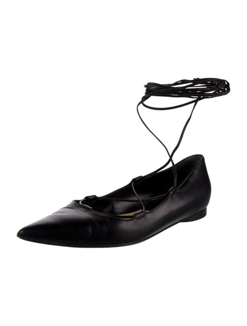 Michael Kors Collection Leather Ballet Flats