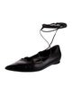 Michael Kors Collection Leather Ballet Flats