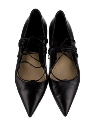Michael Kors Collection Leather Ballet Flats