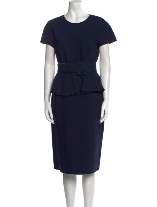 Michael Kors Collection Fleece Midi Length Dress