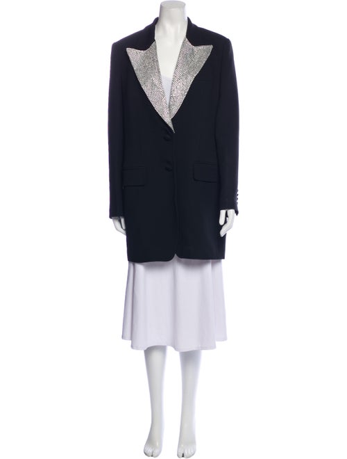 Michael Kors Collection Wool Striped Blazer