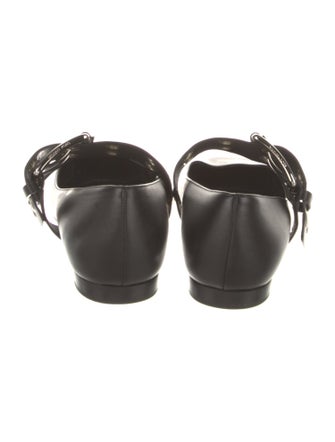 Michael Kors Collection Leather Mary Jane Flats