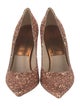 Michael Kors Collection Glitter Printed Pumps