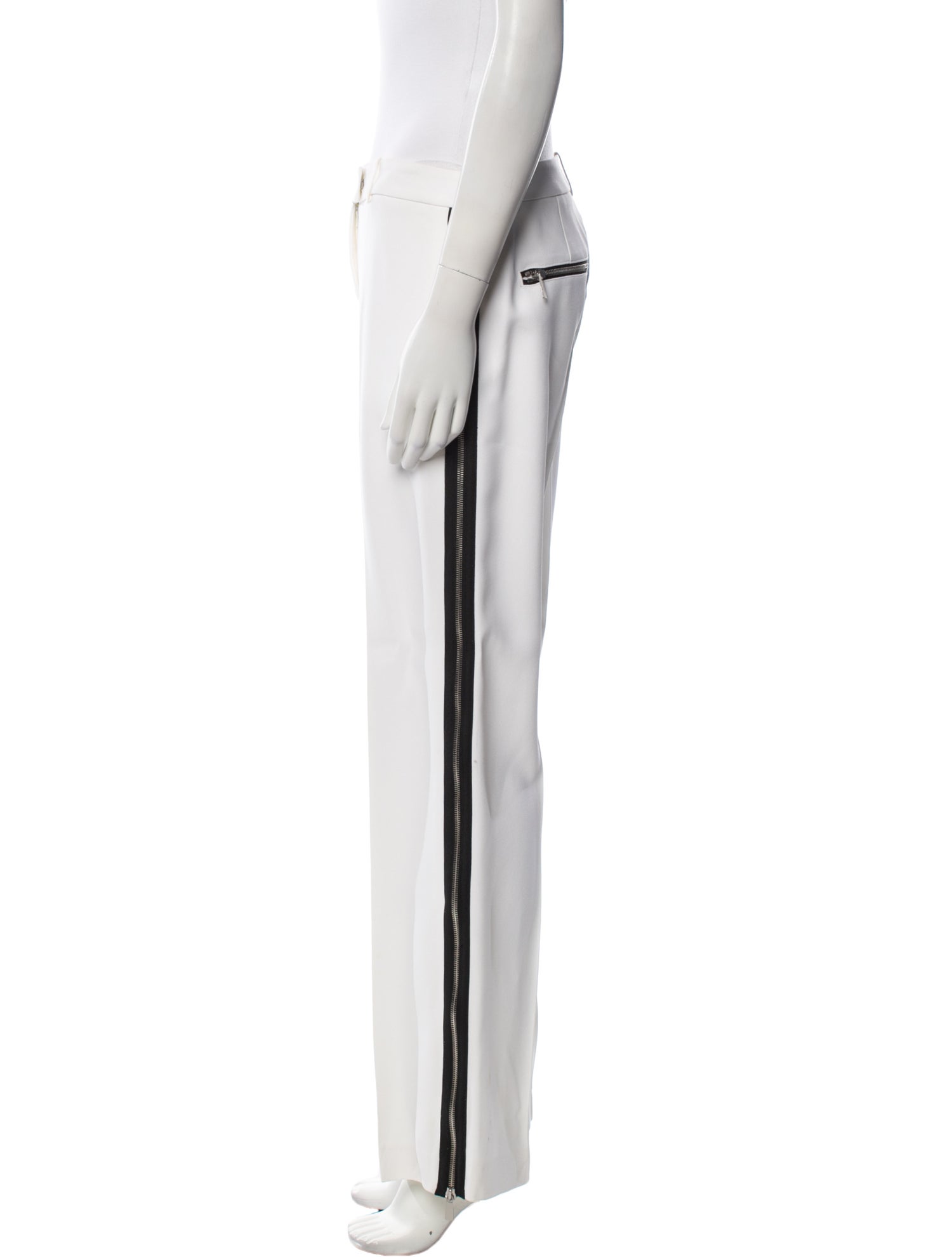 Michael Kors Collection Colorblock Pattern Wide Leg Pants