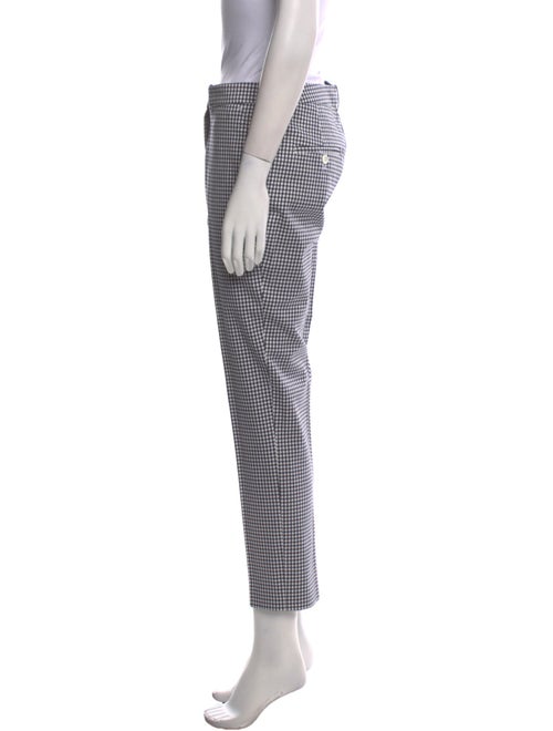 Michael Kors Collection Plaid Print Straight Leg Pants