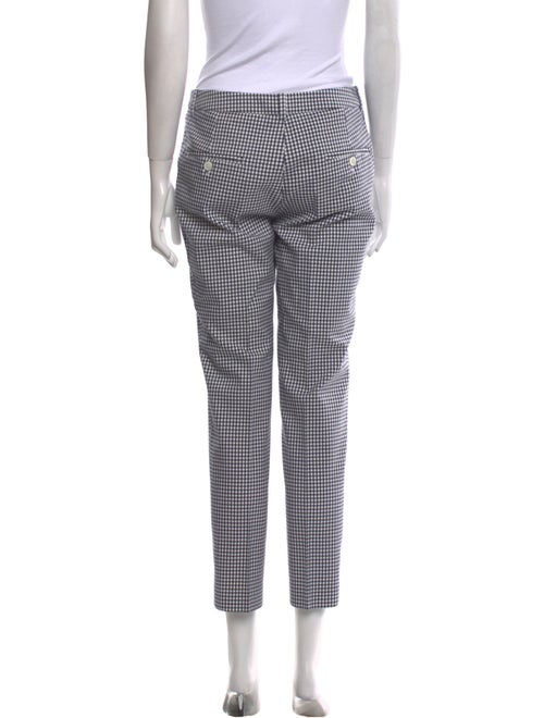 Michael Kors Collection Plaid Print Straight Leg Pants