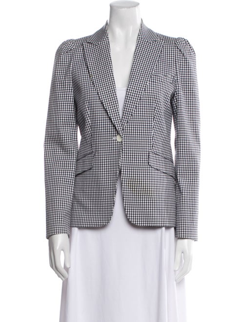 Michael Kors Collection Plaid Print Blazer